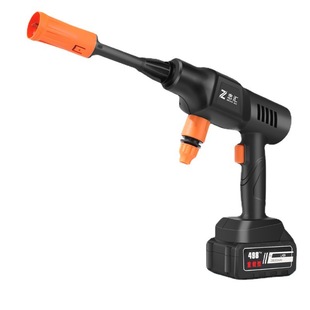 High-power standard head cleaning high-pressure water gun wireless large-capacity high-endurance lithium battery portable car washing gun