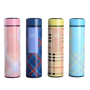 Explosive thermos cup super cute cartoon student water cup intelligent temperature measuring 304 stainless steel thermos cup portable car