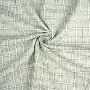 Spring and Summer 2022 New Dress Plaid Bubble Cloth Stretch Yarn-dyed Shirt Plaid Children's Wear Fabric Fashion Fabric