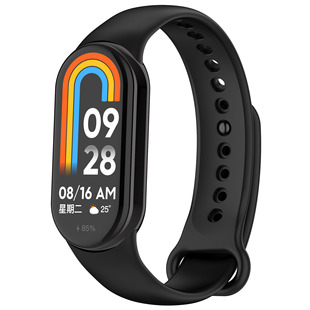 Чрезвычайно подходит Xiaomi браслет 8/9 металлическая головка ремешок mi band8 запястье металлическая стальная штекерная лента