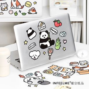 Inpeel. Me Accompany You Cute Third Bomb Series Synthetic Paper Stickers Luggage DIY Decorative Stickers