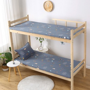 Student Fitted Sheets Pure Cotton Dormitory Special 90X190 Single Bed Cover 100 Cotton Thin Pad Mattress Cover Protective Cover