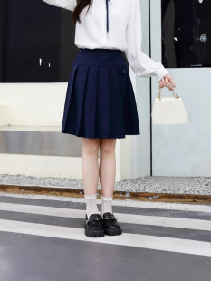 2025 New Short Skirt for Middle and Large Girls Preppy Style Skirt Короткое Платье