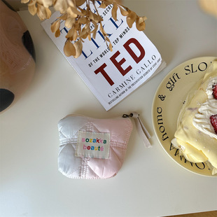 311202 new Mini small size cosmetic bag women's plush portable liner bag high-grade lipstick bag