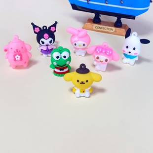 XQ264 Hot Sale Mini Sanrio Series Cartoon Doll Accessories Cream Gel DIY Phone Case Doll Accessories