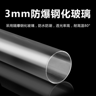 LED explosion-proof lamp 1.2 meters single and double tube fluorescent lamp workshop warehouse workshop explosion-proof full set of three-proof bracket lamp
