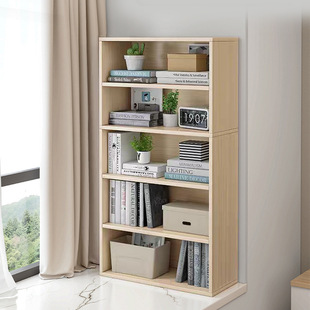 Bookshelf simple floor bay window small book cabinet storage locker combination balcony simple household multi-layer storage rack