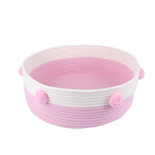 Factory wholesale popular online Celebrity Four Seasons universal cat nest scratch-resistant bite-resistant cotton rope woven pet cat nest cat bed