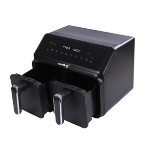MINMAX новая двойная фритюрница 8L с сенсорным экраном электронная многофункциональная двойная синяя электрическая фритюрница MIF-9918