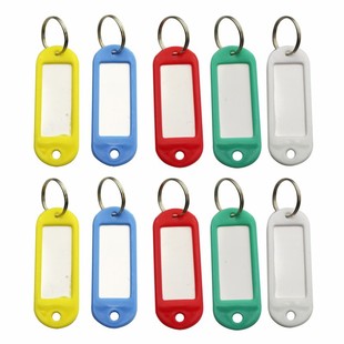 Color plastic key tag tag key chain Mark tag luggage tag key accessories