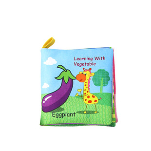 Factory Direct Sales Maternal and Infant Fun Enlightenment Cloth Book Small Month-Old Baby Early Education Tear-Resistant Cloth Book Baby Category a Can Bite