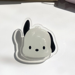 Sanrio Yugui Dog Melody Patchia Dog Student Cute Girl Acrylic Hello Kitty Clip Customizable