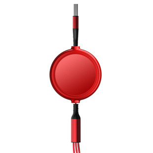 Cross-border preparation of one-to-three data lines fast charging three-in-one mobile phone charging line printing logo gifts annual meeting gifts