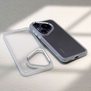 For Huawei Pura70Ultra Phone Case P70Pro Simple Transparent P70 Metal P70Pro Women's Drop-Resistant