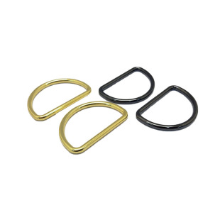 Clothing bag D Buckle hardware accessories metal half ring handbag luggage bag strap hanging buckle DIY high-end strap buckle