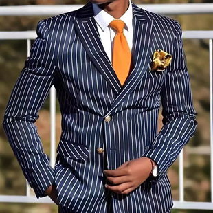 Amazon high quality New Suit Printing Casual Long Sleeve Suit Autumn and Winter Jacket Men's Top to Proofing