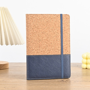 A5 ring splicing cork notebook suit foreign trade cross-border business office notebook printable logo
