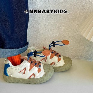 Children's Mesh sneaker Spring and Autumn New Boys and Girls Outdoor Mountaineering Shoes Anti-kick Baby Ugly Cute Shoes Trendy Korean Style