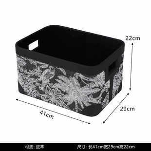 Retro Style Fabric Plaid Woven Dirty Clothes Storage Basket Snack Storage Box Storage Box Storage Box Desktop Storage Box