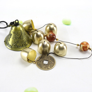 Retro Chinese style alloy wind chimes copper alloy bell pendant home decoration crafts ornaments birthday gifts