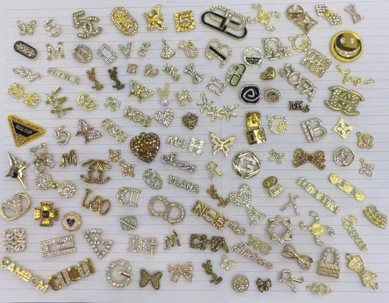 20 Pieces Raw Brass Irregular Charm - 20x13.3mm (2000C