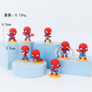 Single Revenge Series Ornaments Thor Venom Spider-Man Desktop Decoration Superman Series Peripheral Cake Decoration