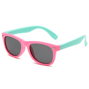 S5007 children's silicone sunglasses boys and girls fashion polarized sunglasses sunglasses baby micin sunglasses
