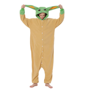 Ibrahim cartoon animal conjoined pajamas Pikachu couple fleece home clothes Halloween factory wholesale cross-border