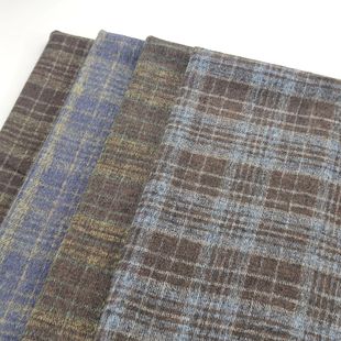 Smooth Twill Plaid Fabric, Autumn and Winter Woolen Coat, Small Fragrant Style Shoes, Hats, Bags, Pants and Skirts, Fashionable Blanket Velvet