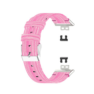 For Huawei watch Fit Milan strap stainless steel metal three bead strap fit new nylon braided strap