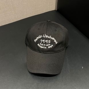 Korean-style Baseball Cap Hip-hop Street Letter Embroidered Soft Top for Men and Women Couple All-match Cap Face Showcase Small Sun Protection Cap