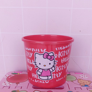 Small Mini Small Trash Can Women's Household Desktop Storage Desktop Girls' Heart Storage Barrel Desktop Coverless Trash Can