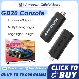 GD20 HD PSP Домашняя телевизионная игровая консоль Pandora Game Box 4K Беспроводная игра с открытым исходным кодом
