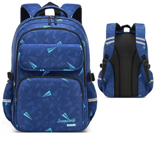 Blue Cat Diary lightweight large capacity backpack lightweight burden-reducing primary school student schoolbag multifunctional waterproof backpack
