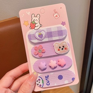 Post summer baby broken hair finishing artifact little girl hair Velcro hairpin girl online celebrity 2023 New