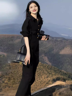 【Yqgfs】Trendy Light Luxury High-End Elegant Fashion Waist-Slimming Dress 2024 Spring New Arrival