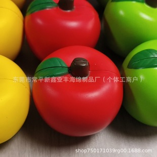 SV008 Симулятор яблоко PU игрушка фрукты овощи вспенивающий шарик давления