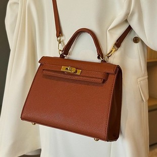 Cross-border Foreign Trade Source Factory 2025 New Fashion Handbag Classic All-match Shoulder Crossbody Bag Fashion Kelly Bag