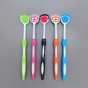 Nano tongue coating cleaner tongue coating cleaner tongue scraping plate halitosis cleaning tongue coating scraper can be OEM