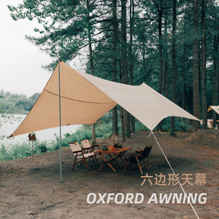 Outdoor Super Large Canopy Tent Ultra Light Rainproof Sunscreen Cloth Outdoor Beach Awning Camping Awning Canopy