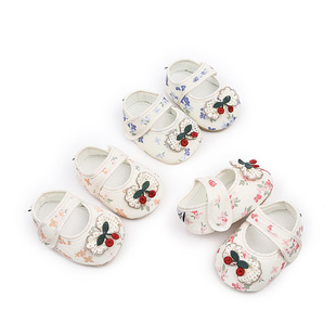 Spring and Autumn Baby Shoes 0-12 Months Baby Girl Princess Shoes Toddler Shoes Soft Sole 6-12 Months Baby Shoes
