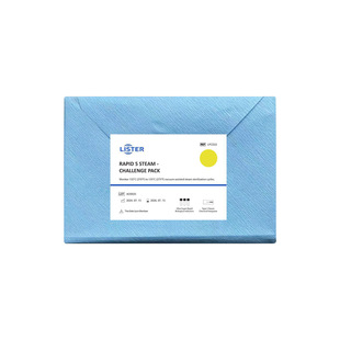 Lister Fast 180 Min Steam Challenge Pack | Vacuum Assisted Steam Sterilization Monitoring Medical Special