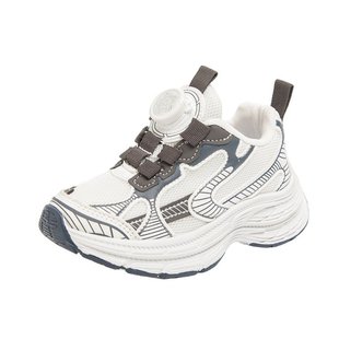 2025 Spring New Korean Style Swivel Buckle Boys sneaker Girls Running Shoes Mesh Breathable Torre Shoes
