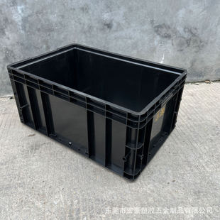 Workshop Assembly Line Conveyor Belt Flats Bottom Plastic Eu Box 4628L Distribution with Lid Non-Slip Flats Bottom Eu Logistics Box
