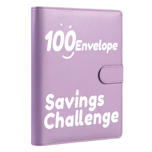 Конверт Challenge Couple Challenge 100 дней сберегательная книга с вкладными листами денежные конверт-блокнот