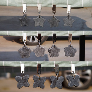 Cross-border Hot-selling Tablecloth Clip Anti-deviation Tablecloth Hanging Stone Table Pendant Fixing Clip Flower Nordic Simple Style