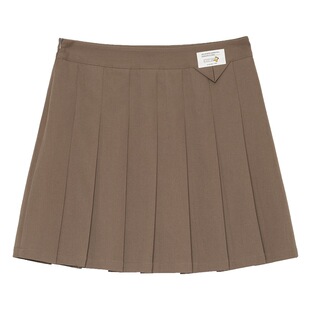 Cudubao large size women slightly fat sister 2021 autumn new A word pleated slim high waist skirt