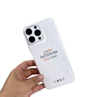 Export for Apple 16 Four Corner Anti-fall Case Samsung S25 Airbag 2.0 Soft Case Transparent TPU Phone Case