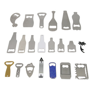 Amazon Hot Selling Beer Opener Stainless Steel Bottle Opener Bottle Opener Metal One-piece Opener UV Color Printing