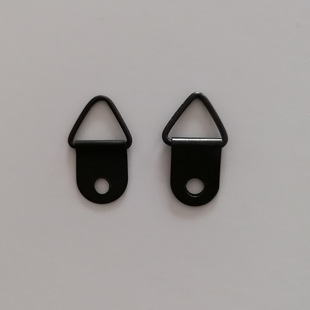 Cross-border photo frame hardware black medium triangle hook large hole rivet hollow nail